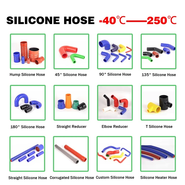 2. Silicone Hoses by Shape